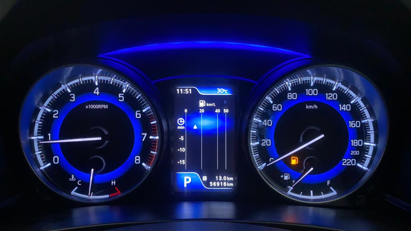 2020 Toyota Glanza V CVT, Petrol, Automatic, 57,023 km, Odometer Image