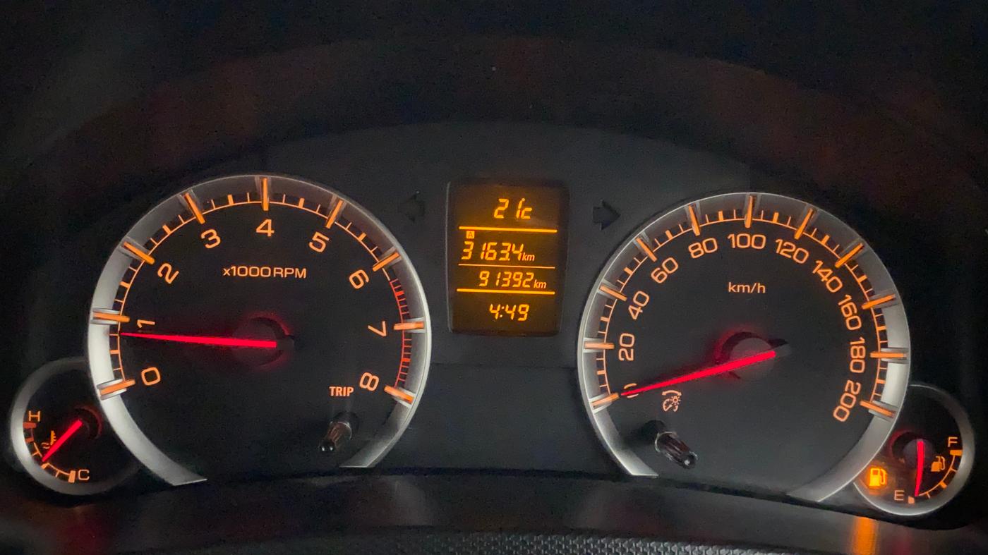 2017 Maruti Swift ZXI, Petrol, Manual, 91,546 km, Odometer Image