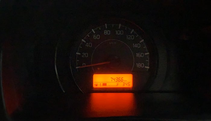 2019 Maruti New Wagon-R VXI (O) 1.2, Petrol, Manual, 74,374 km, Odometer Image