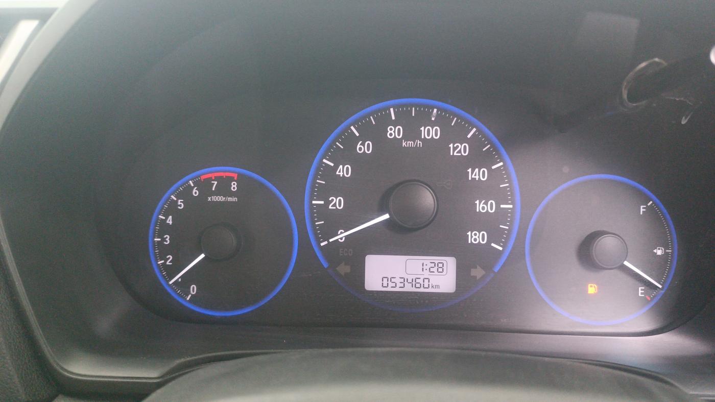 2018 Honda Brio S(O) MT, Petrol, Manual, 53,458 km, Odometer Image