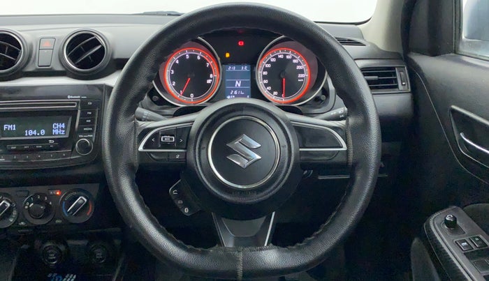 2018 Maruti Swift VXI AMT, Petrol, Automatic, 21,611 km, Steering Wheel Close Up