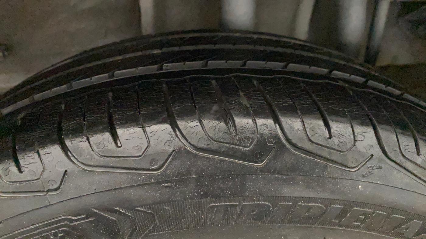 2022 Tata Tiago XT CNG, CNG, Manual, 50,251 km, Left Rear Tyre Tread
