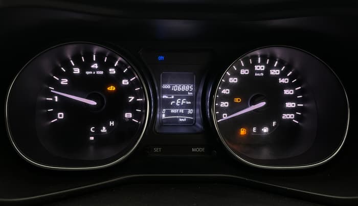 2017 Tata NEXON XZ PLUS PETROL, Petrol, Manual, 1,06,841 km, Odometer Image