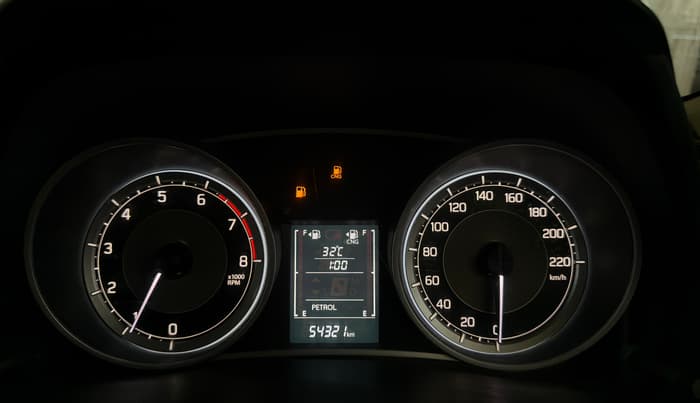 2022 Maruti Dzire ZXI CNG, CNG, Manual, 54,311 km, Odometer Image