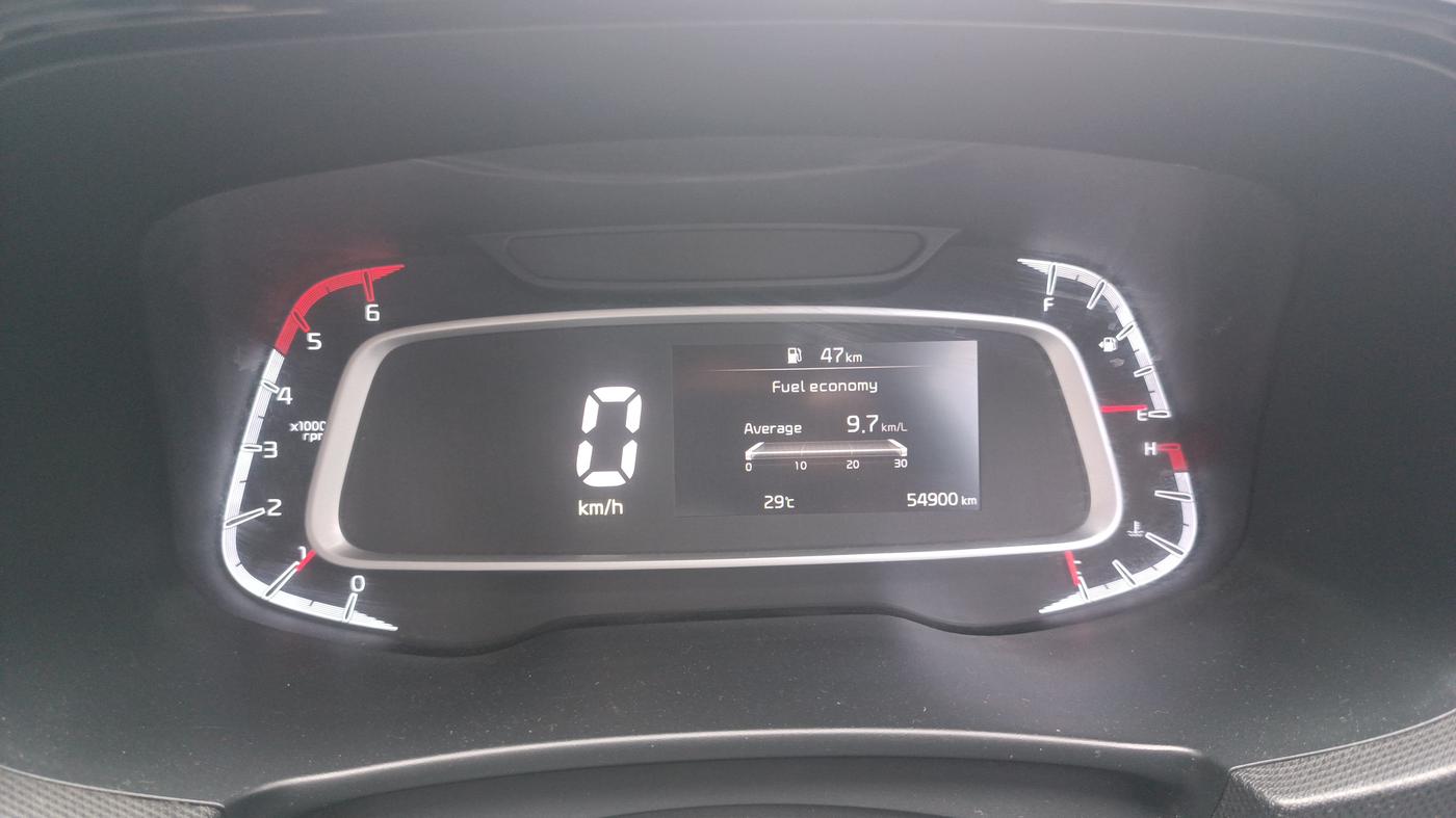 2022 KIA SONET HTX 1.5, Diesel, Manual, 54,896 km, Odometer Image