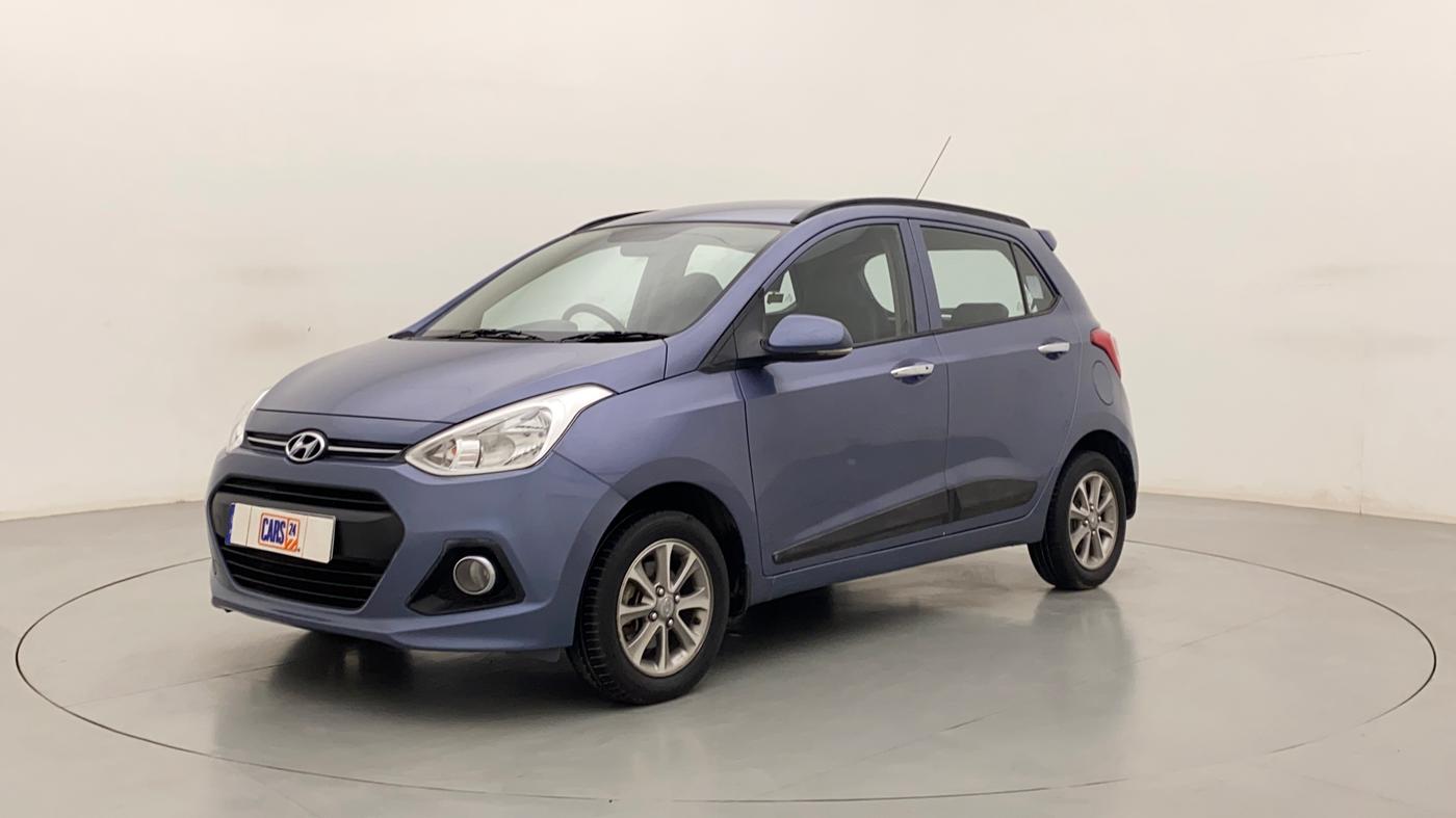2016 Hyundai Grand i10 ASTA 1.2 KAPPA VTVT, Petrol, Manual, 49,037 km, Left Front Diagonal