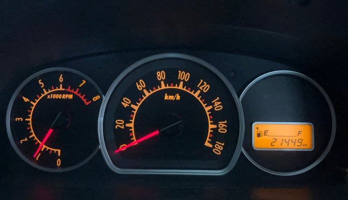 2014 Maruti Alto K10 VXI, Petrol, Manual, 21,382 km, Odometer Image