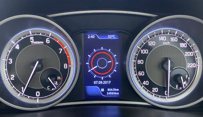 2020 Maruti Dzire ZXI Plus, Petrol, Manual, 25,042 km, Odometer Image