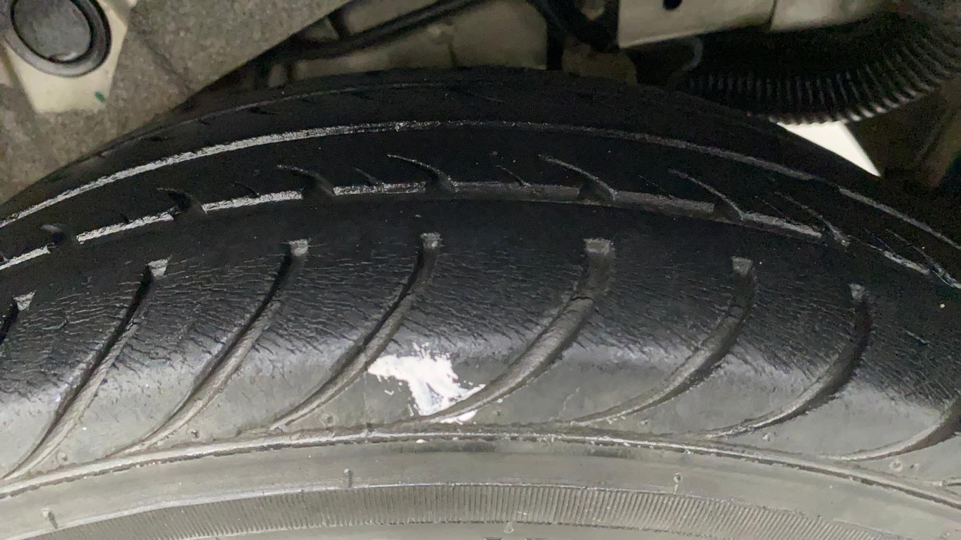 2012 Hyundai Santro Xing GL, Petrol, Manual, 51,860 km, Left Rear Tyre Tread