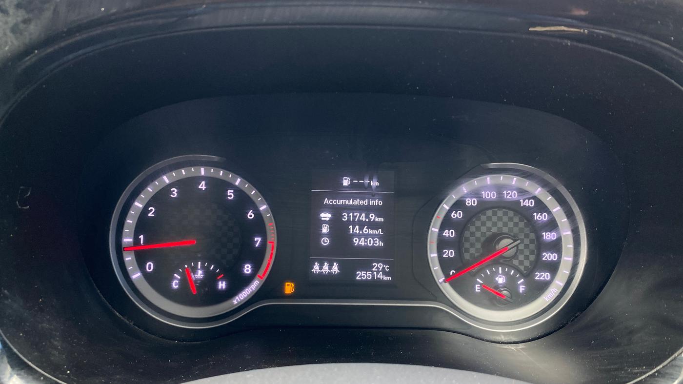 2023 Hyundai GRAND I10 NIOS SPORTZ 1.2 KAPPA VTVT, Petrol, Manual, 25,513 km, Odometer Image