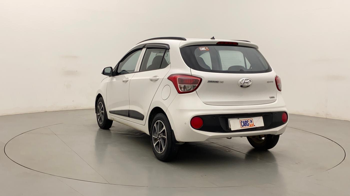 2018 Hyundai Grand i10 SPORTZ (O) AT 1.2 KAPPA VTVT, Petrol, Automatic, 58,831 km, Left Back Diagonal