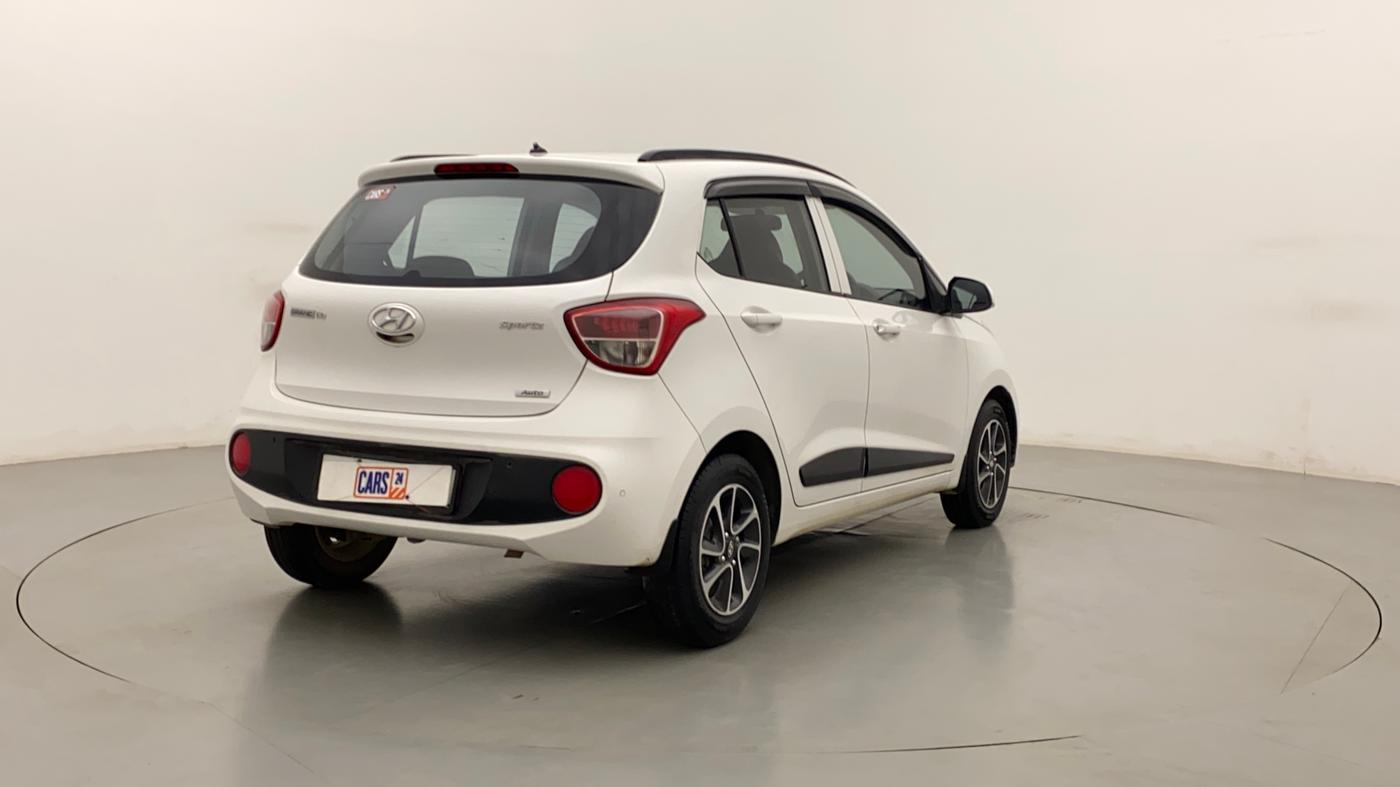 2018 Hyundai Grand i10 SPORTZ (O) AT 1.2 KAPPA VTVT, Petrol, Automatic, 58,831 km, Right Back Diagonal