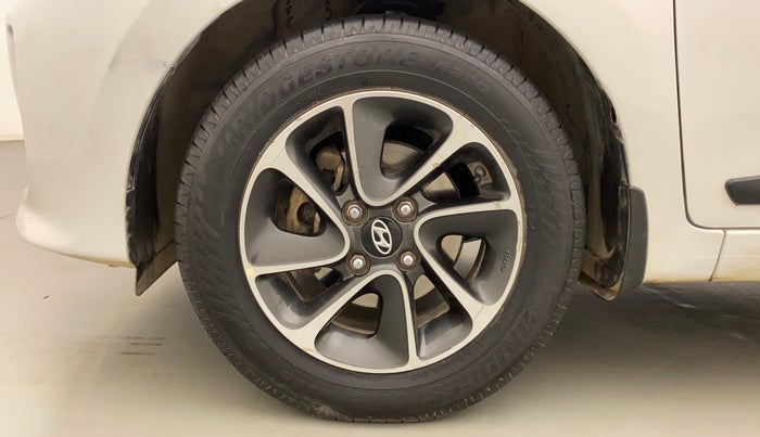 2018 Hyundai Grand i10 SPORTZ (O) AT 1.2 KAPPA VTVT, Petrol, Automatic, 58,831 km, Left Front Wheel