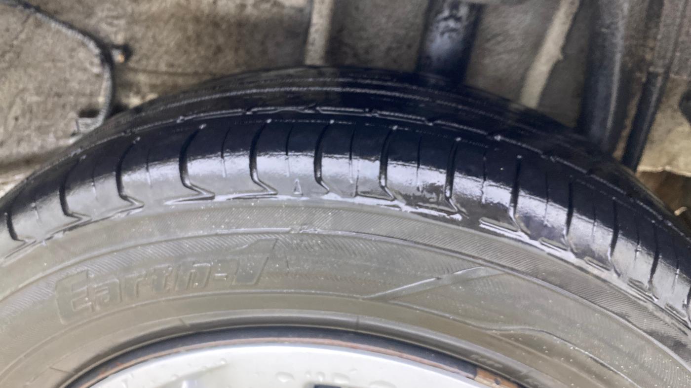 2022 Tata Tiago XT CNG, CNG, Manual, 63,607 km, Left Rear Tyre Tread