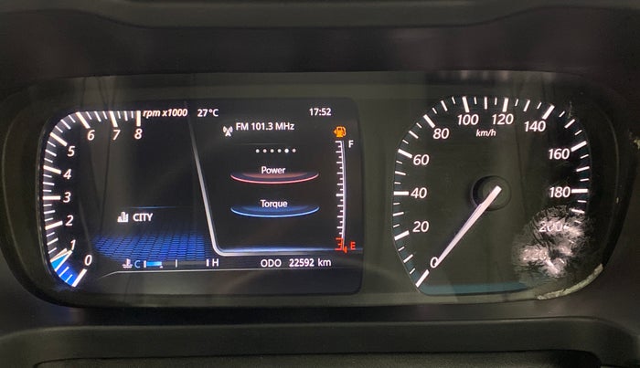 2021 Tata ALTROZ XZ 1.2, Petrol, Manual, 22,592 km, Odometer Image