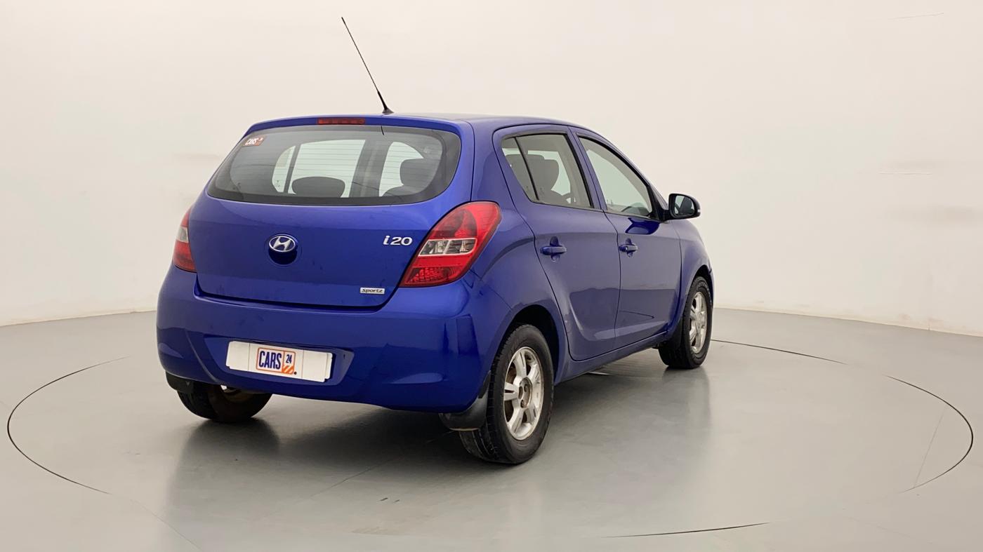 2011 Hyundai i20 SPORTZ 1.2, Petrol, Manual, 95,326 km, Right Back Diagonal