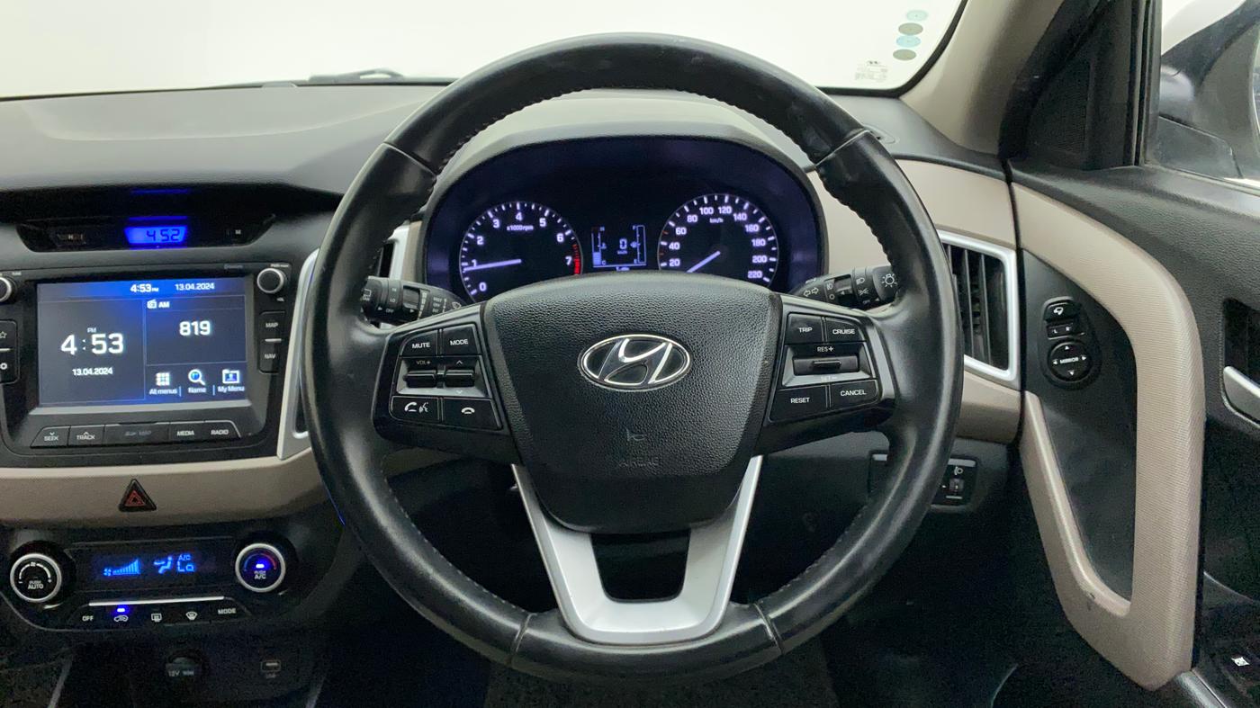 2019 Hyundai Creta SX 1.6 PETROL, Petrol, Manual, 21,240 km, Steering Wheel Close Up