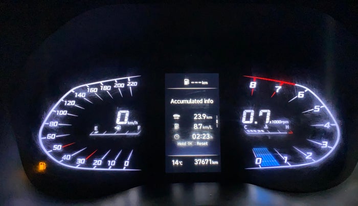 2021 Hyundai Verna SX 1.5 VTVT, Petrol, Manual, 37,722 km, Odometer Image