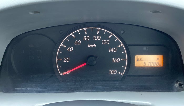 2010 Maruti Alto LX, Petrol, Manual, 57,120 km, Odometer Image