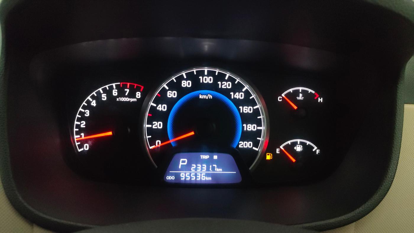 2017 Hyundai Grand i10 SPORTZ (O) AT 1.2 KAPPA VTVT, Petrol, Automatic, 95,534 km, Odometer Image