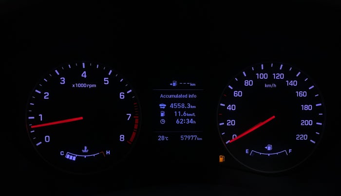 2018 Hyundai Elite i20 ASTA 1.2 (O), Petrol, Manual, 57,973 km, Odometer Image