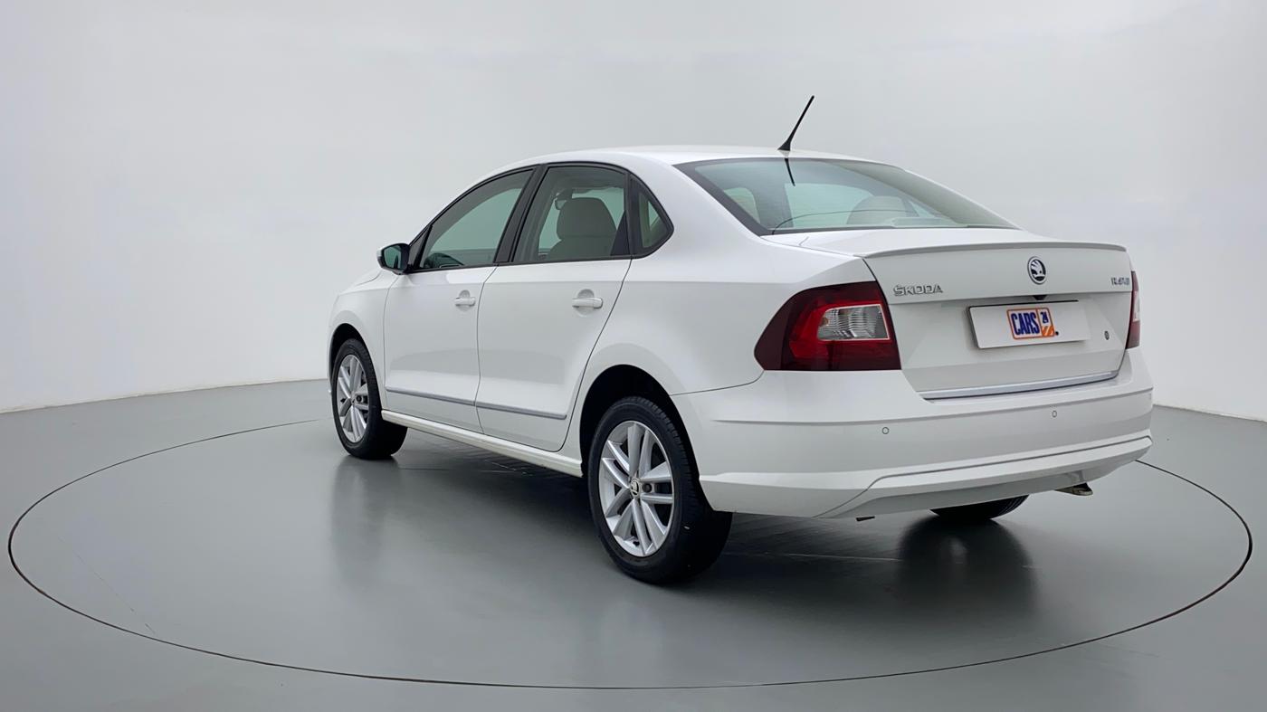 2021 Skoda Rapid STYLE 1.0 AT, Petrol, Automatic, 3,458 km, Left Back Diagonal