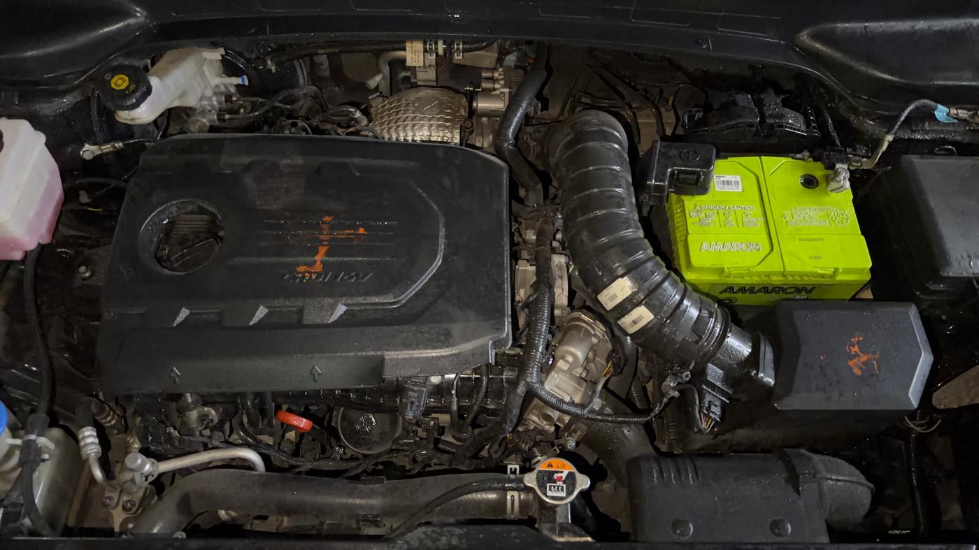 2023 Hyundai Creta SX (O) 1.5 Diesel AT Knight Edition, Diesel, Automatic, 72,509 km, Engine View