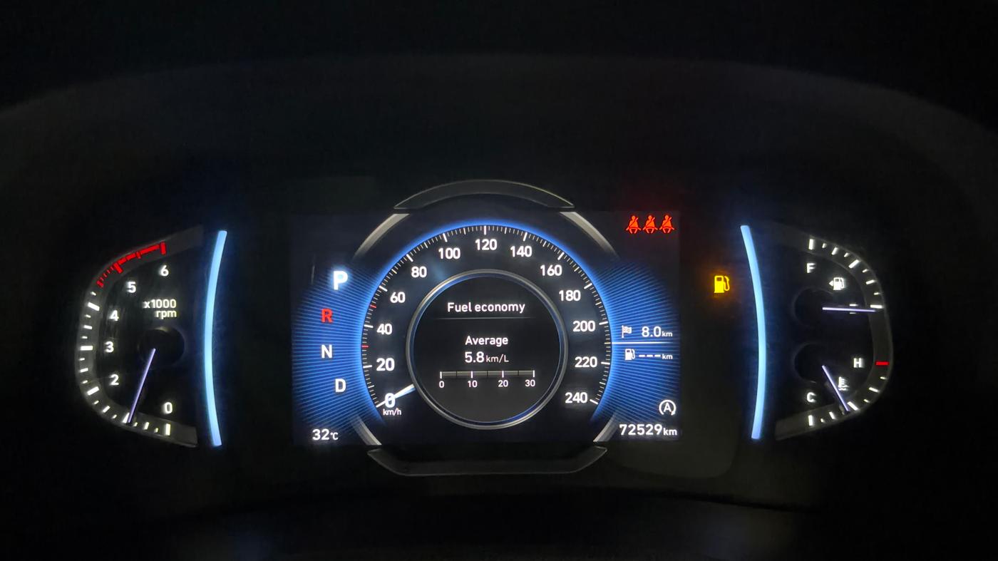 2023 Hyundai Creta SX (O) 1.5 Diesel AT Knight Edition, Diesel, Automatic, 72,509 km, Odometer Image