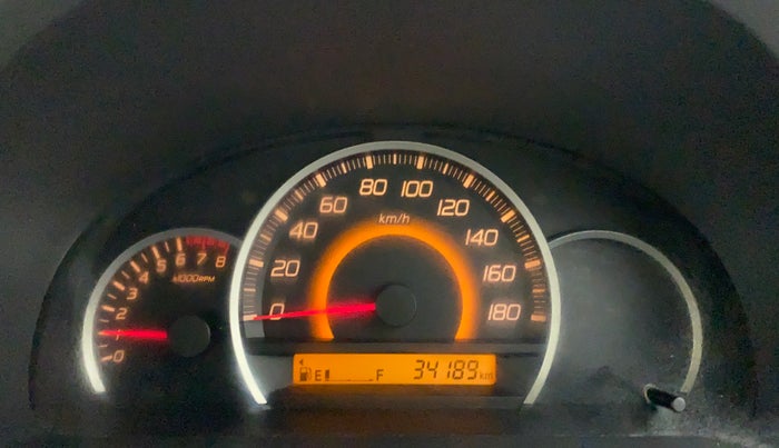 2012 Maruti Wagon R 1.0 VXI, Petrol, Manual, 34,187 km, Odometer Image
