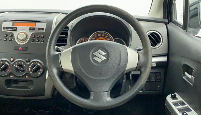 2012 Maruti Wagon R 1.0 VXI, Petrol, Manual, 34,187 km, Steering Wheel Close Up