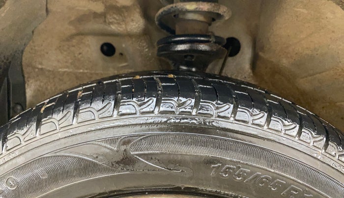 2015 Maruti Wagon R 1.0 VXI, Petrol, Manual, 1,15,577 km, Left Front Tyre Tread