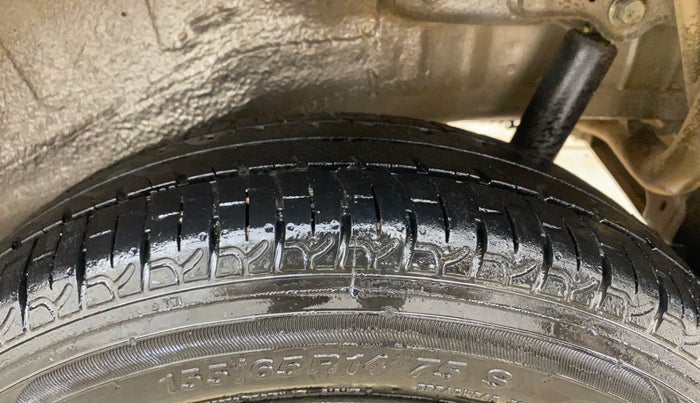 2015 Maruti Wagon R 1.0 VXI, Petrol, Manual, 1,15,577 km, Left Rear Tyre Tread
