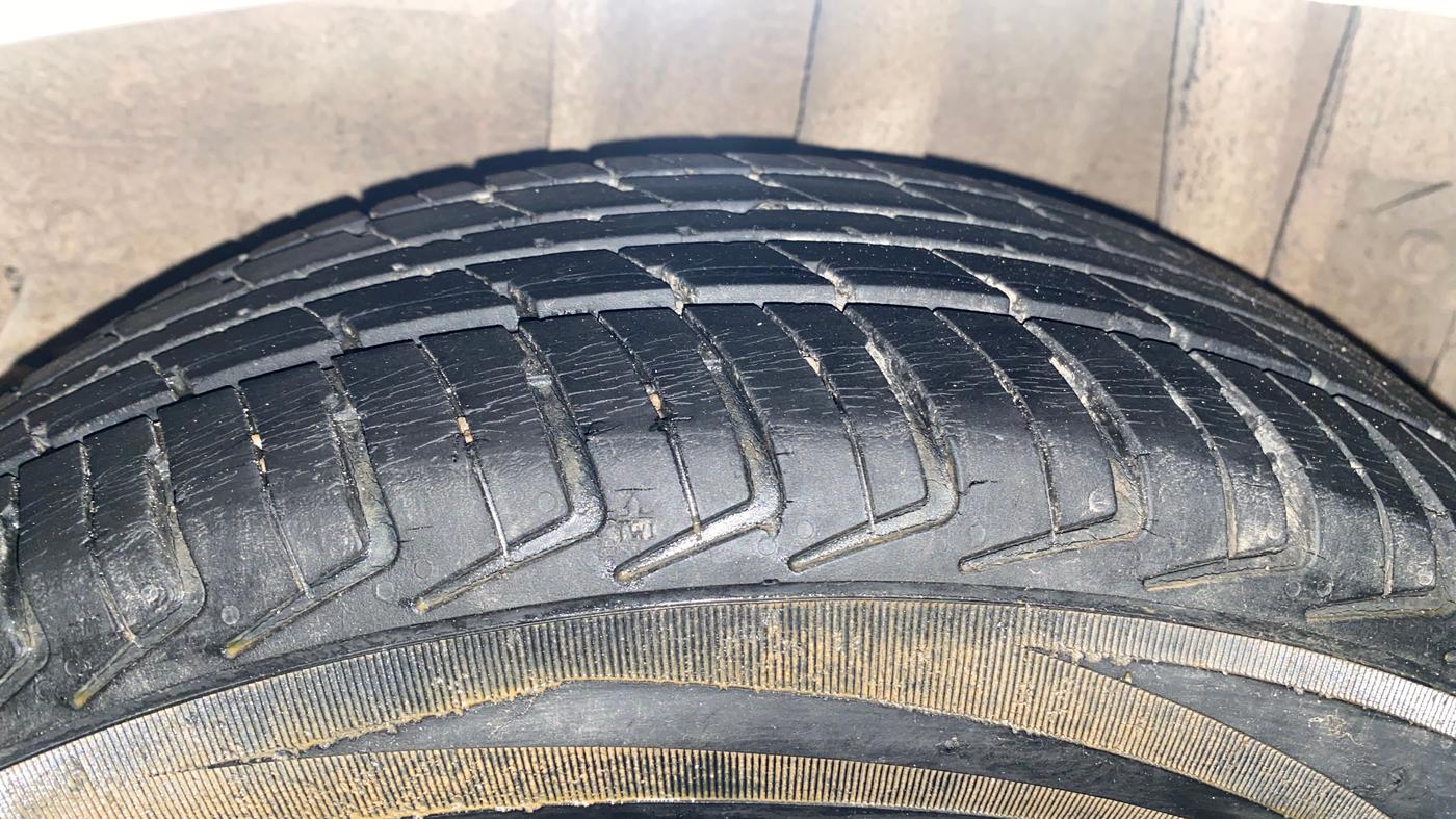 2019 Tata Tiago XM PETROL, CNG, Manual, 54,443 km, Left Rear Tyre Tread