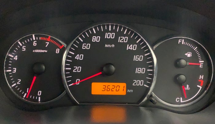 2012 Maruti Swift Dzire ZXI, Petrol, Manual, 36,201 km, Odometer Image