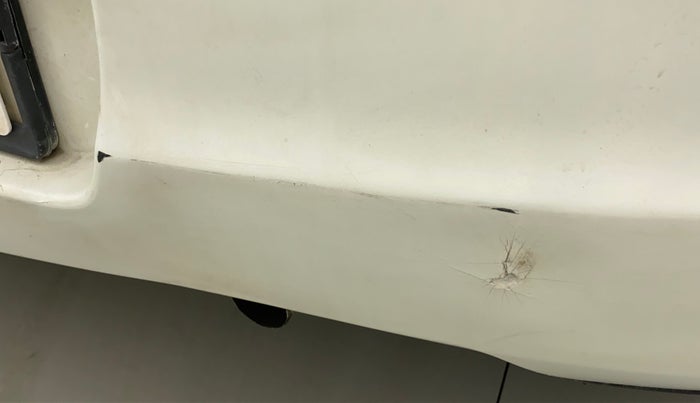 2011 Maruti Swift VXI D, Petrol, Manual, 77,068 km, Rear bumper - Paint is slightly damaged