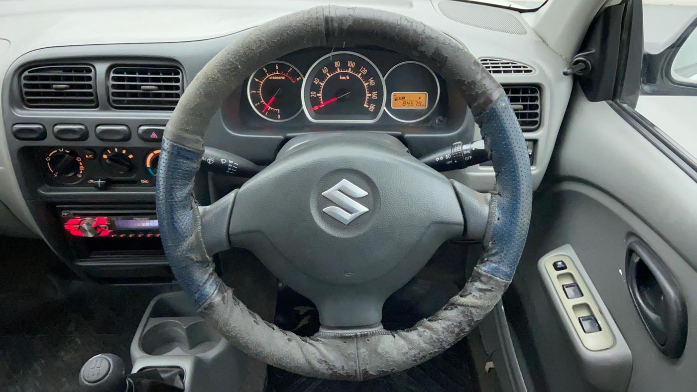 2013 Maruti Alto K10 VXI P, Petrol, Manual, 84,626 km, Steering Wheel Close Up
