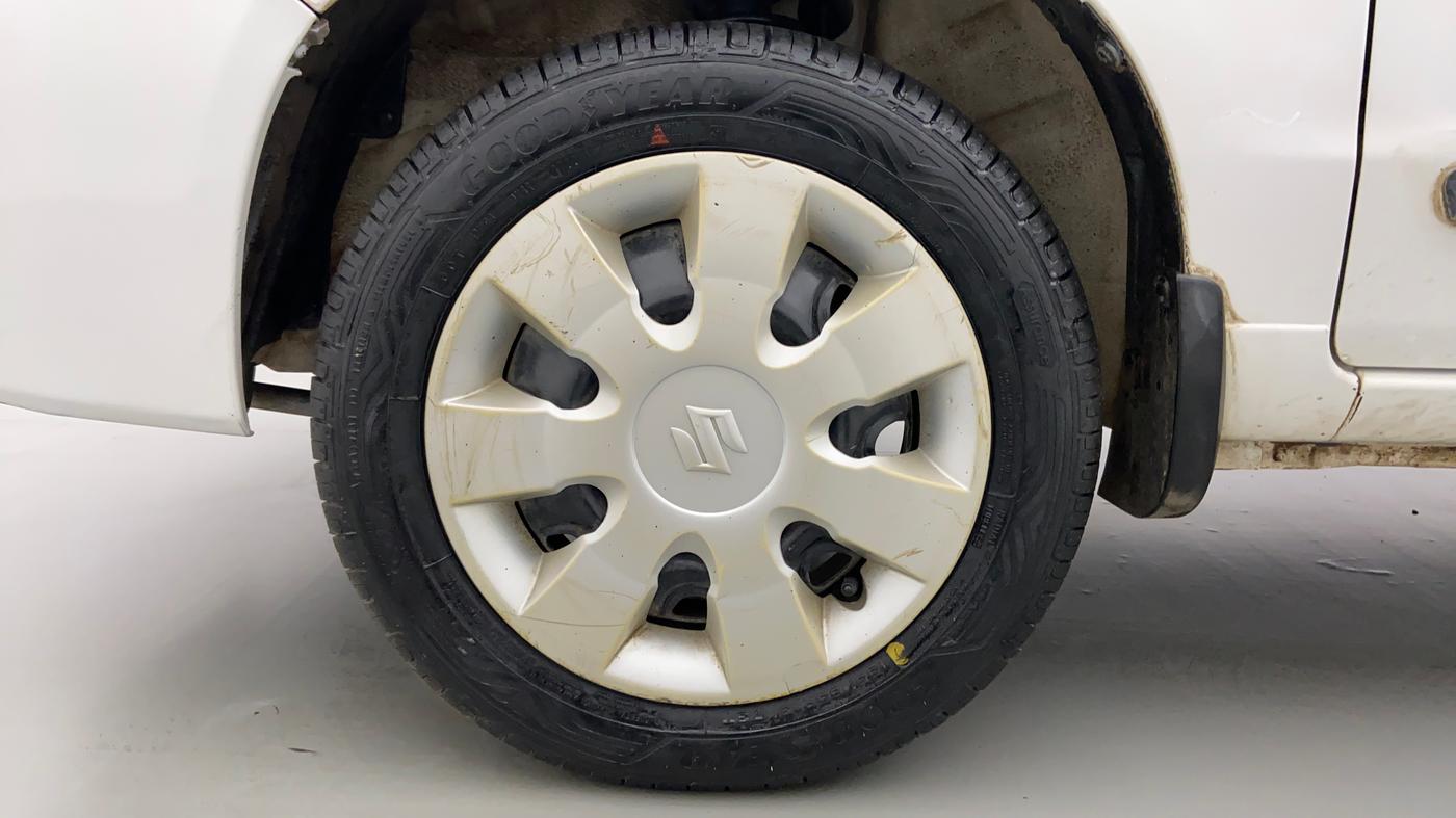 2013 Maruti Alto K10 VXI P, Petrol, Manual, 84,626 km, Left Front Wheel