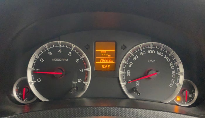 2016 Maruti Swift Dzire VXI (O), Petrol, Manual, 28,209 km, Odometer Image