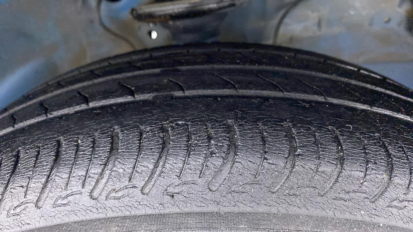 2019 Maruti S PRESSO VXI+, Petrol, Manual, 58,713 km, Right Front Tyre Tread