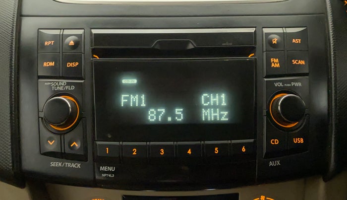 2014 Maruti Swift Dzire ZXI, Petrol, Manual, 40,751 km, Infotainment System