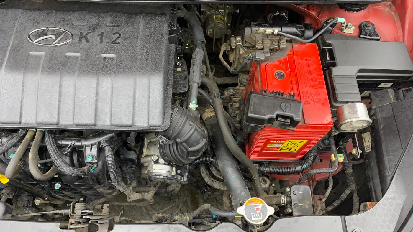 2022 Hyundai GRAND I10 NIOS SPORTZ 1.2 KAPPA VTVT CNG, CNG, Manual, 400 km, Engine View - Left