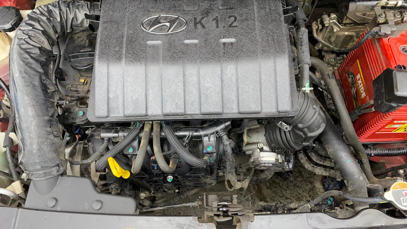 2022 Hyundai GRAND I10 NIOS SPORTZ 1.2 KAPPA VTVT CNG, CNG, Manual, 400 km, Engine View