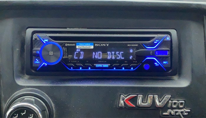 2017 Mahindra KUV 100 NXT K2 6 STR, Petrol, Manual, 8,524 km, Infotainment System