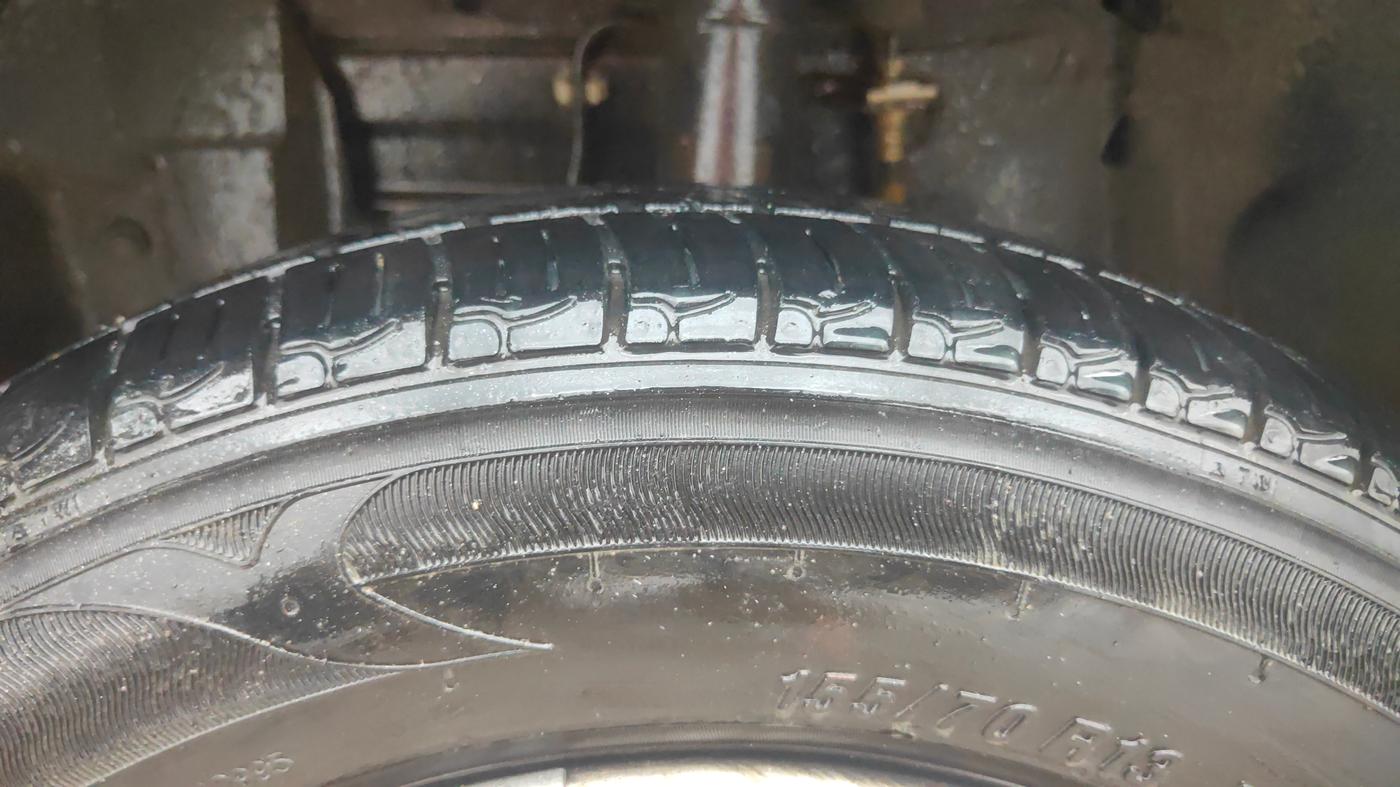 2018 Datsun Go A EPS, Petrol, Manual, 63,755 km, Left Front Tyre Tread