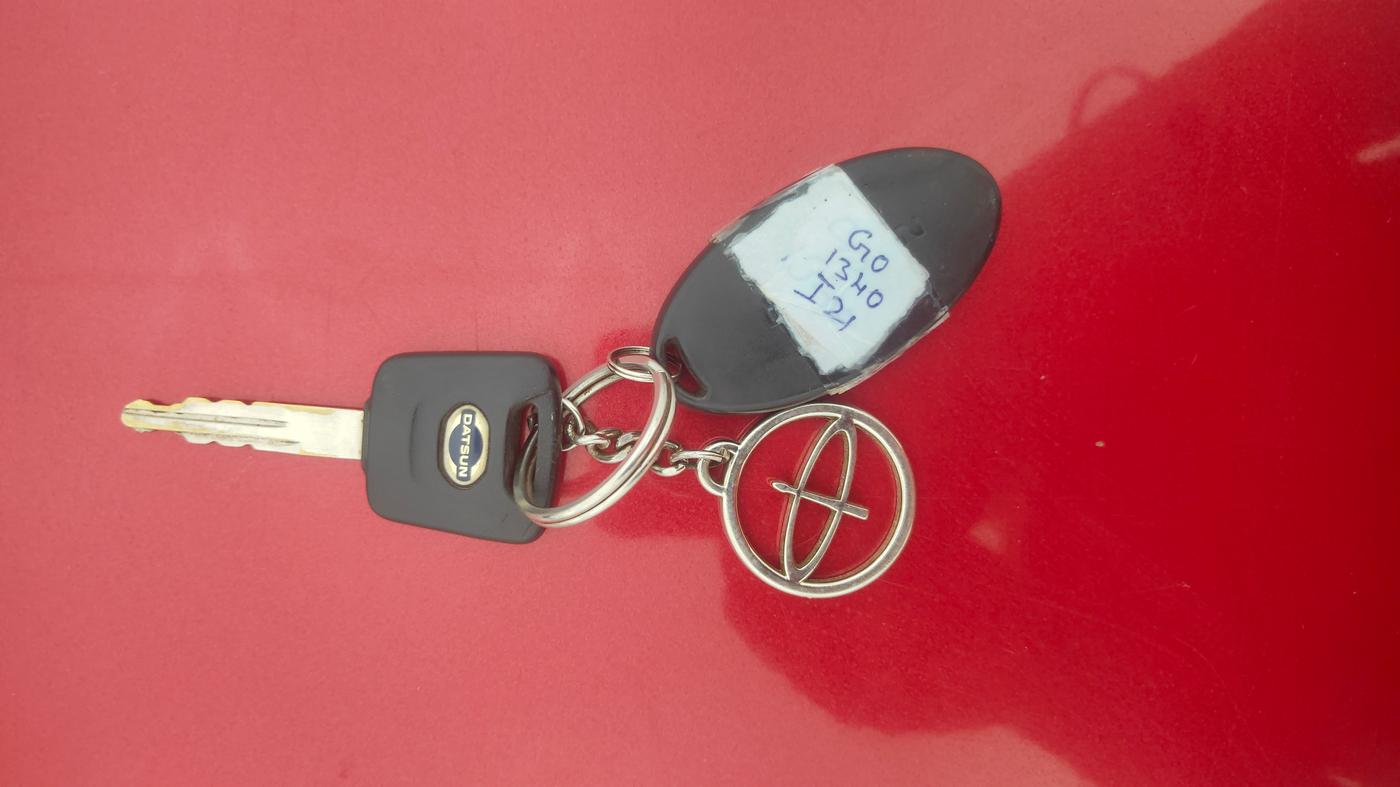 2018 Datsun Go A EPS, Petrol, Manual, 63,755 km, Key Close Up