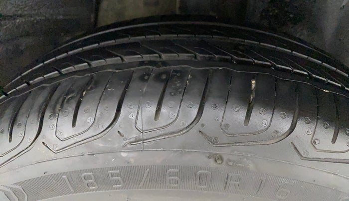 2022 Tata ALTROZ XZA PLUS, Petrol, Automatic, 7,418 km, Left Rear Tyre Tread