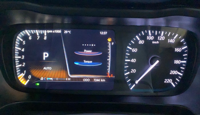 2022 Tata ALTROZ XZA PLUS, Petrol, Automatic, 7,418 km, Odometer Image