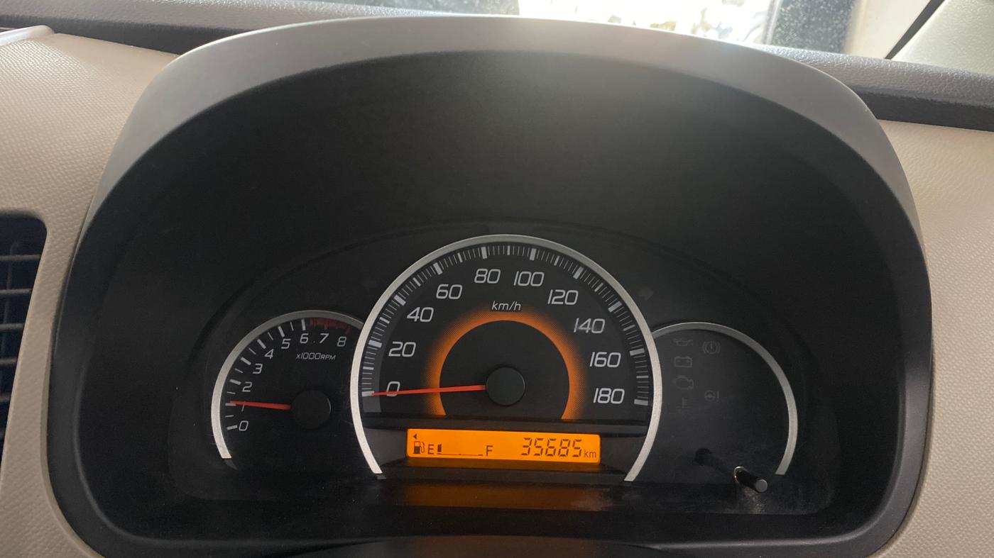 2015 Maruti Wagon R 1.0 VXI, Petrol, Manual, 35,643 km, Odometer Image