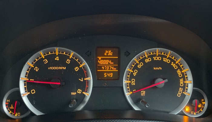 2011 Maruti Swift ZXI D, Petrol, Manual, 47,595 km, Odometer Image