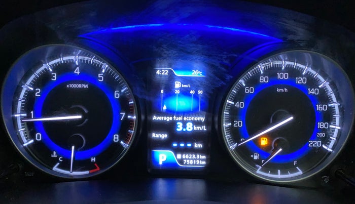 2018 Maruti Baleno ALPHA CVT PETROL 1.2, Petrol, Automatic, 75,910 km, Odometer Image